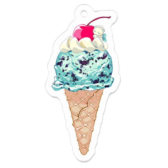 アクリルキーホルダー - 50 x 50 (mm)