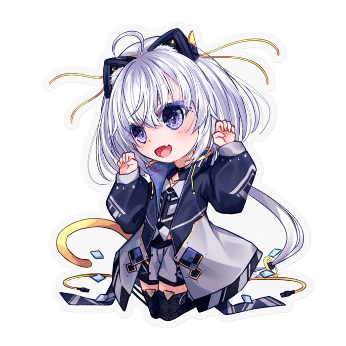 クリアステッカー - 100 x 100 (mm)