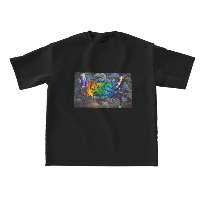 ビッグシルエットTシャツ - L - 両面