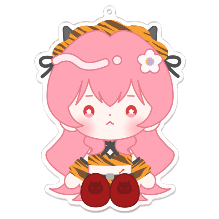 アクリルキーホルダー（コーティング） - 100 x 100 (mm)