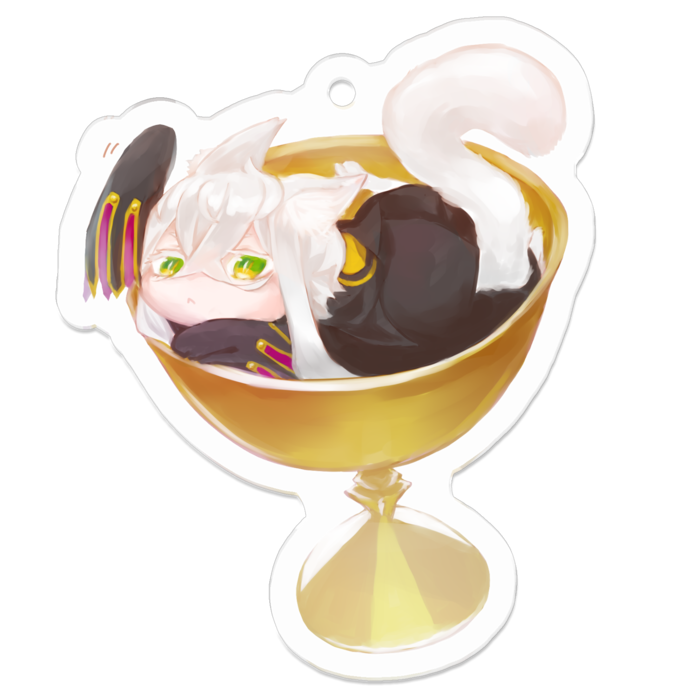 アクリルキーホルダー - 50 x 50 (mm)