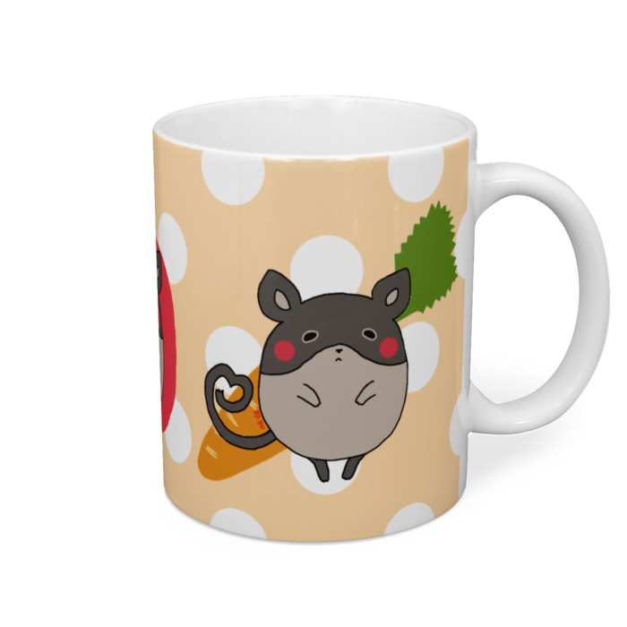 マグカップ - 直径 8 cm / 高さ 9.5 cm