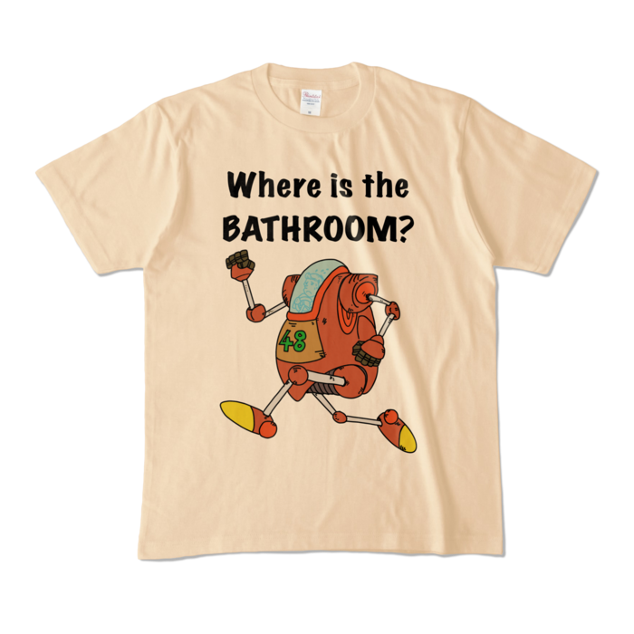 カラーTシャツ - M - ナチュラル (淡色)