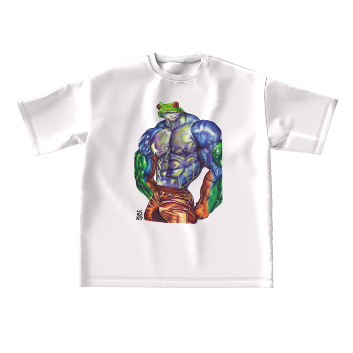 ビッグシルエットTシャツ - L - 両面