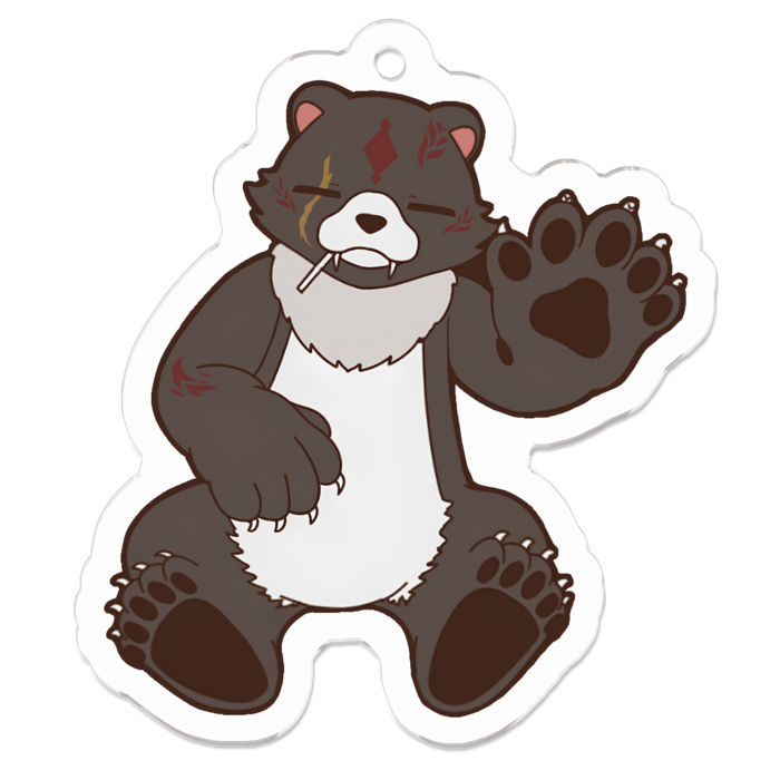 アクリルキーホルダー - 50 x 50 (mm)