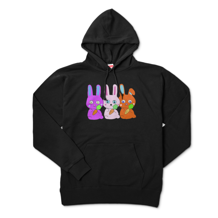 パーカー - XL - ブラック