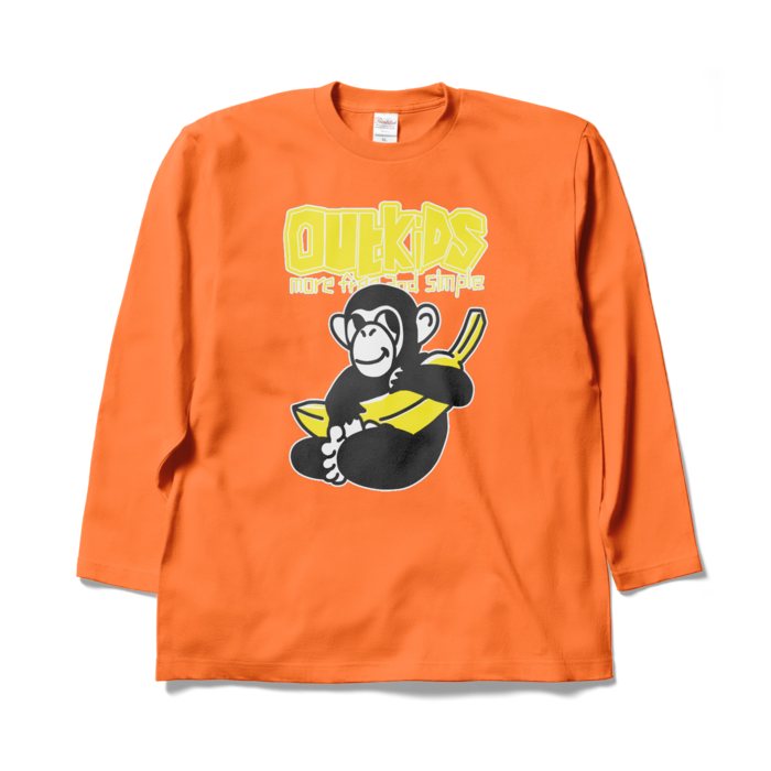 ロングスリーブTシャツ - XL - オレンジ