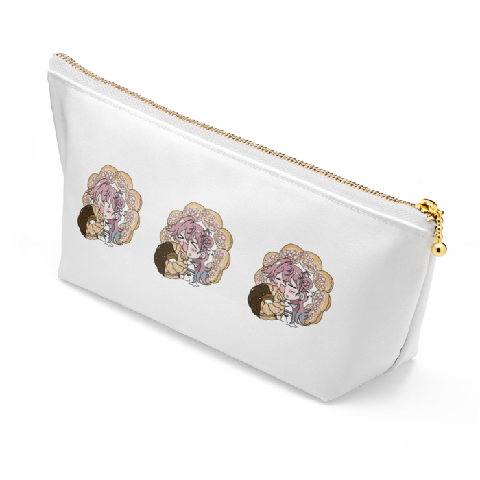 ポーチ - 長さ21.5cm / 高さ10cm - ホワイト