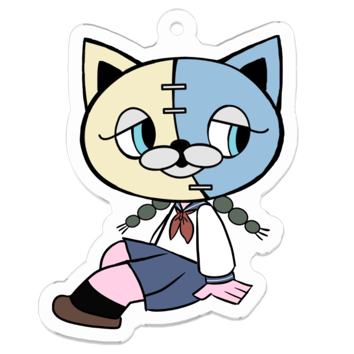 アクリルキーホルダー - 50 x 50 (mm)