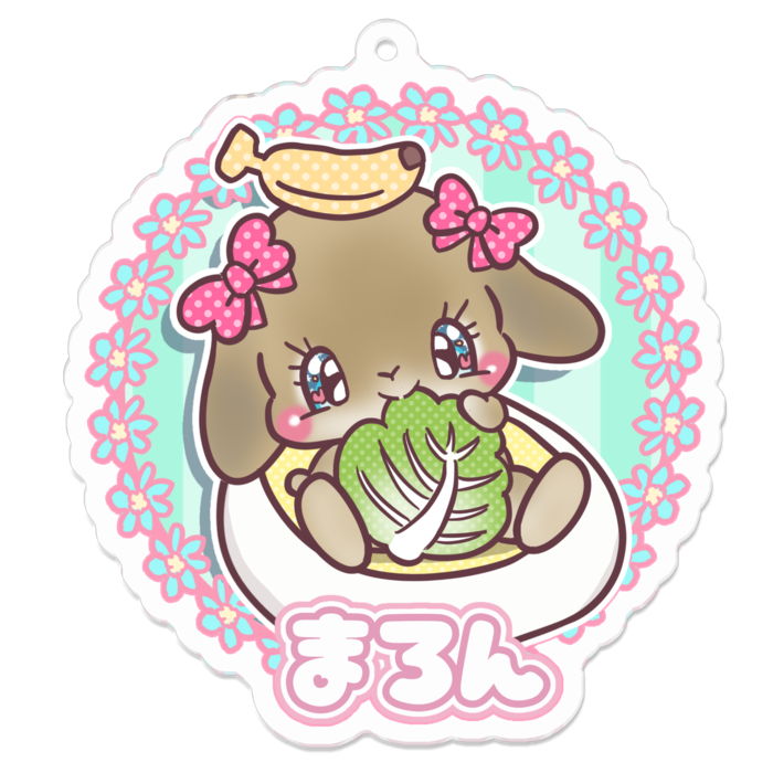 アクリルキーホルダー（コーティング） - 70 x 70 (mm)