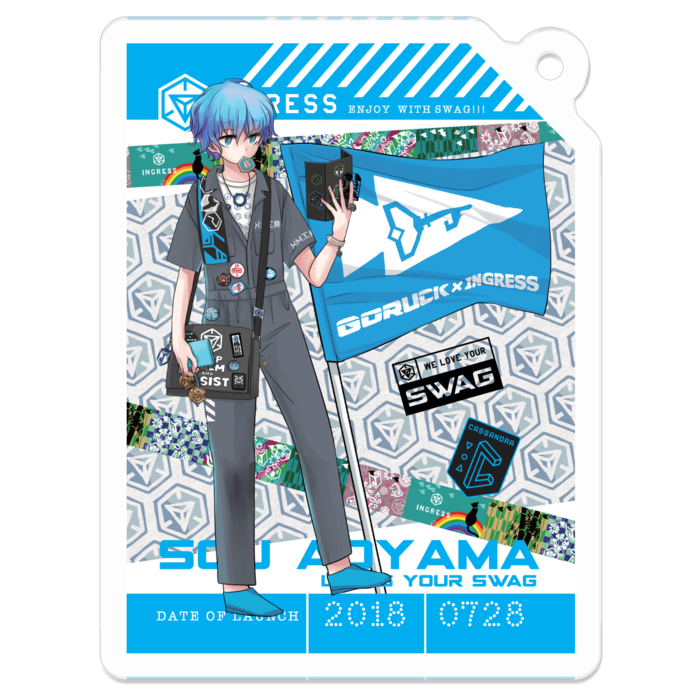 アクリルキーホルダーS - 50 x 50 (mm)