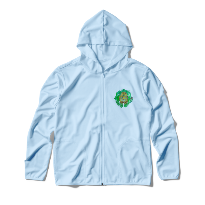 ジップパーカー - M - ライトブルー