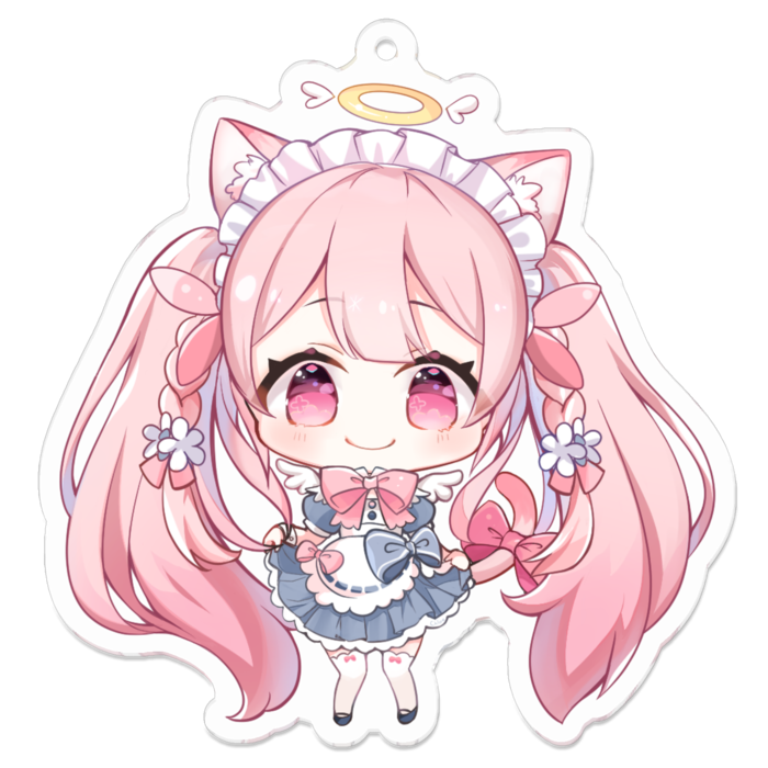 アクリルキーホルダー（コーティング） - 70 x 70 (mm)