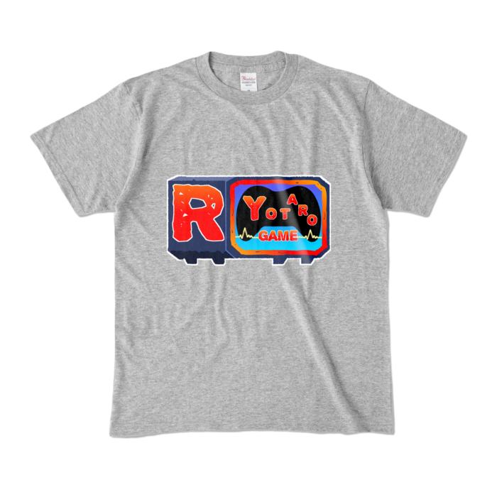 カラーTシャツ - M - 杢グレー (濃色)