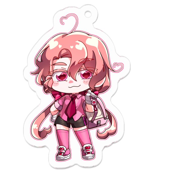 アクリルキーホルダー - 50 x 50 (mm)