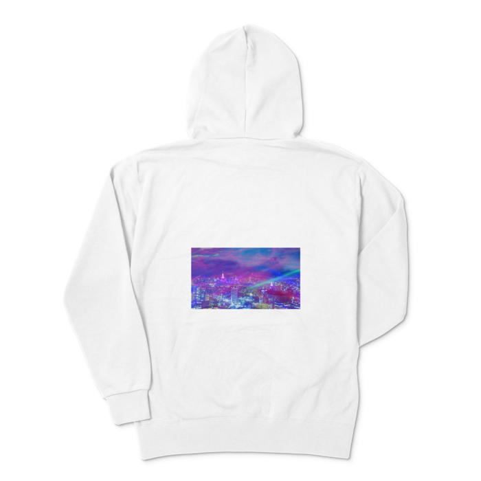 ジップパーカー - XL - ホワイト