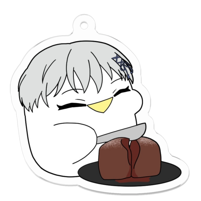 アクリルキーホルダー - 50 x 50 (mm)