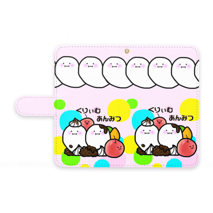 手帳型Androidケース - M - ストラップ穴 あり