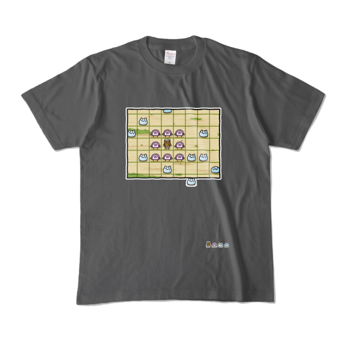 カラーTシャツ - M - チャコール (濃色)