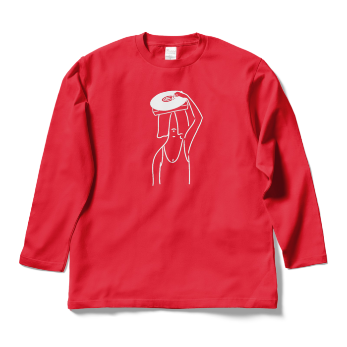ロングスリーブTシャツ - L - レッド