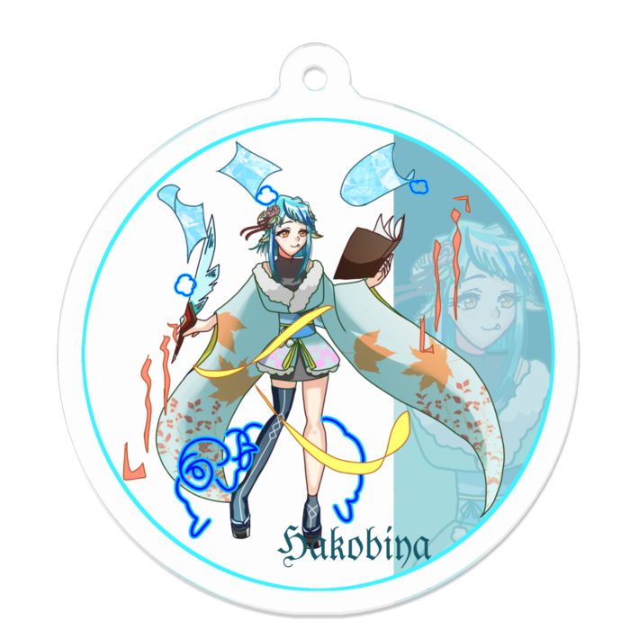 アクリルキーホルダー - 50 x 50 (mm)