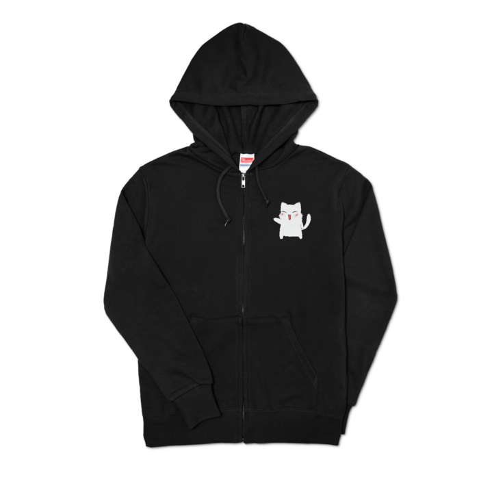 ジップパーカー - S - ブラック