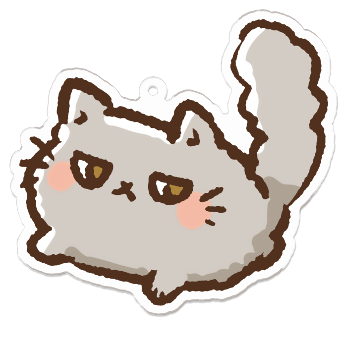 アクリルキーホルダー - 70 x 70 (mm)