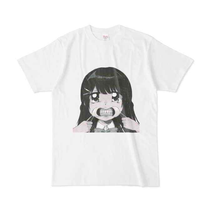 Tシャツ - L - モノクロ