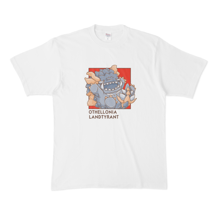 ちびキャラ「ランドタイラント」 デザインTシャツ（XL/ホワイト）