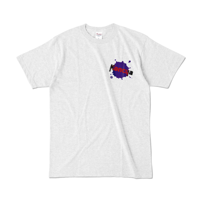 Koncua:カラーTシャツ - L - アッシュ (淡色)