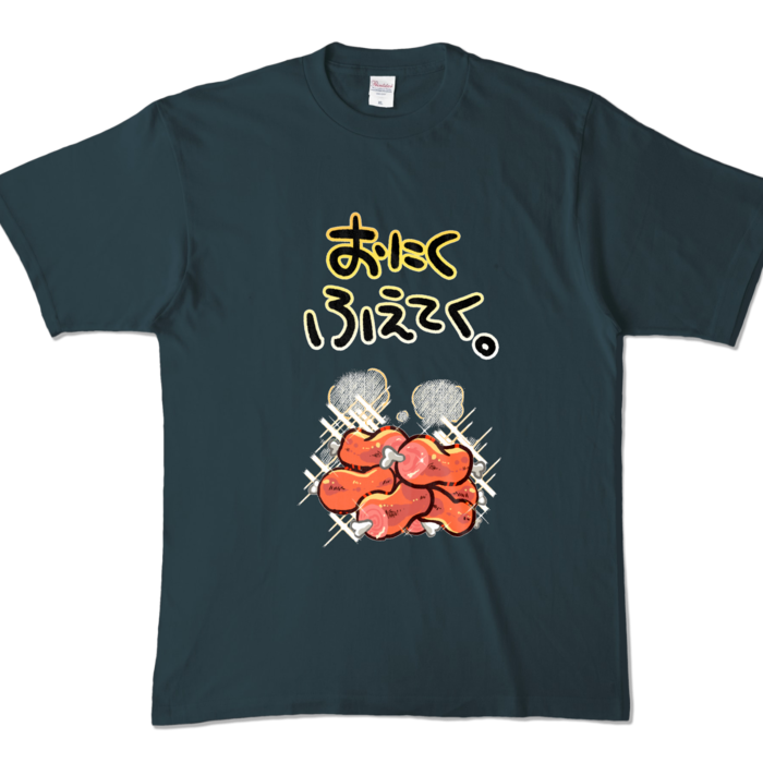 カラーTシャツ - XL - デニム (濃色)