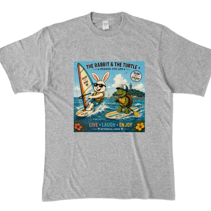 カラーTシャツ - XL - 杢グレー (濃色)