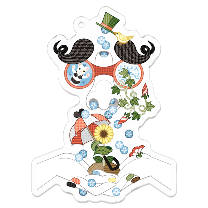 アクリルキーホルダー - 70 x 70 (mm)