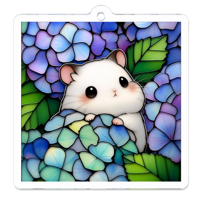 アクリルキーホルダー - 50 x 50 (mm)