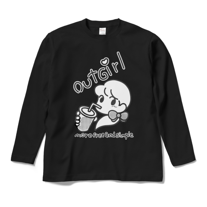 ロングスリーブTシャツ - M - ブラック