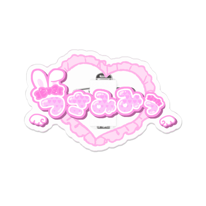 アクリルバッジ - 70 x 70 (mm)