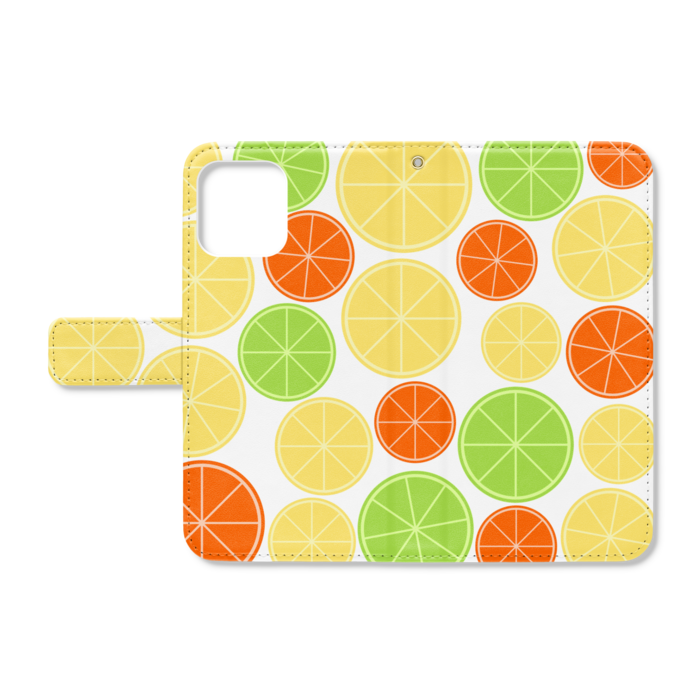 手帳型iPhoneケース - iPhone12 / 12 Pro - ストラップ穴 あり