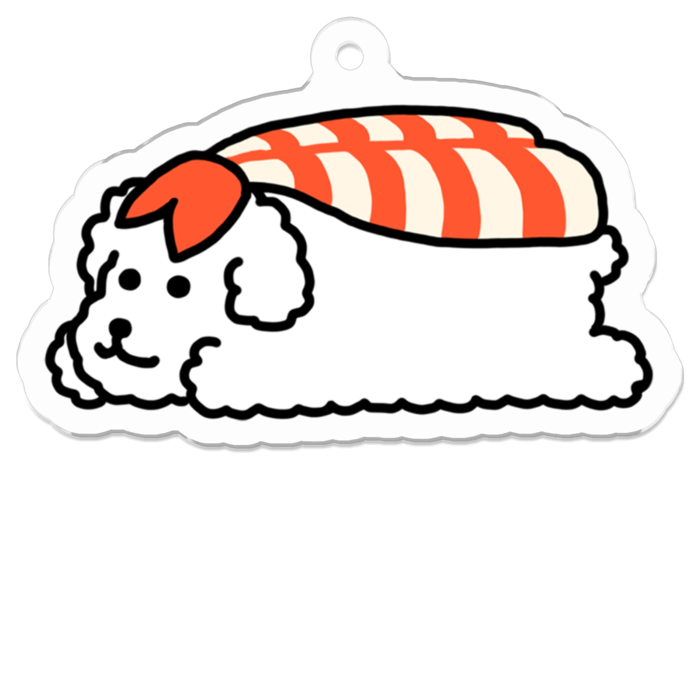 アクリルキーホルダー - 50 x 50 (mm)