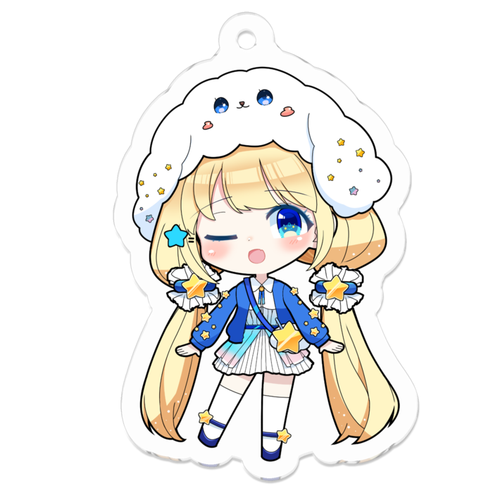 アクリルキーホルダー - 50 x 50 (mm)