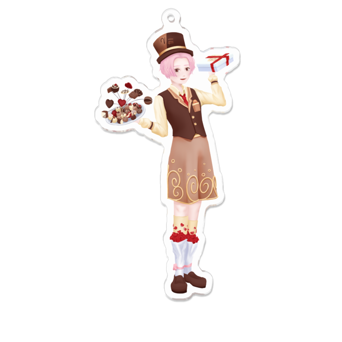 アクリルキーホルダー - 100 x 100 (mm)