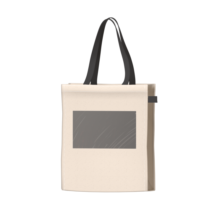 ツートンカラーバッグ - ブラック - W34 × H41 × D14cm