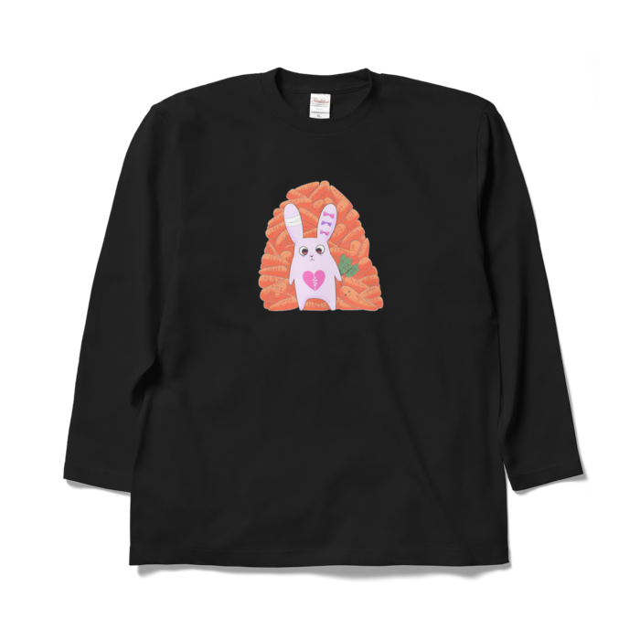 ロングスリーブTシャツ - XL - ブラック