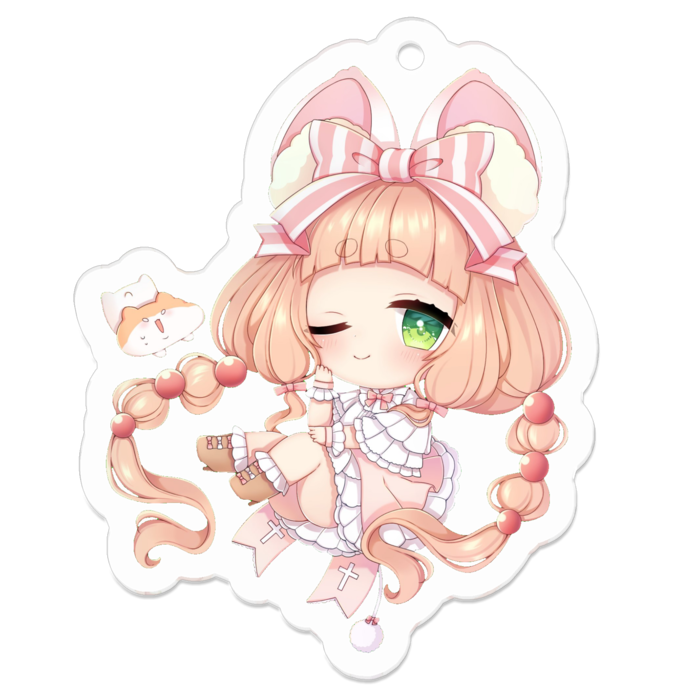 アクリルキーホルダー - 50 x 50 (mm)