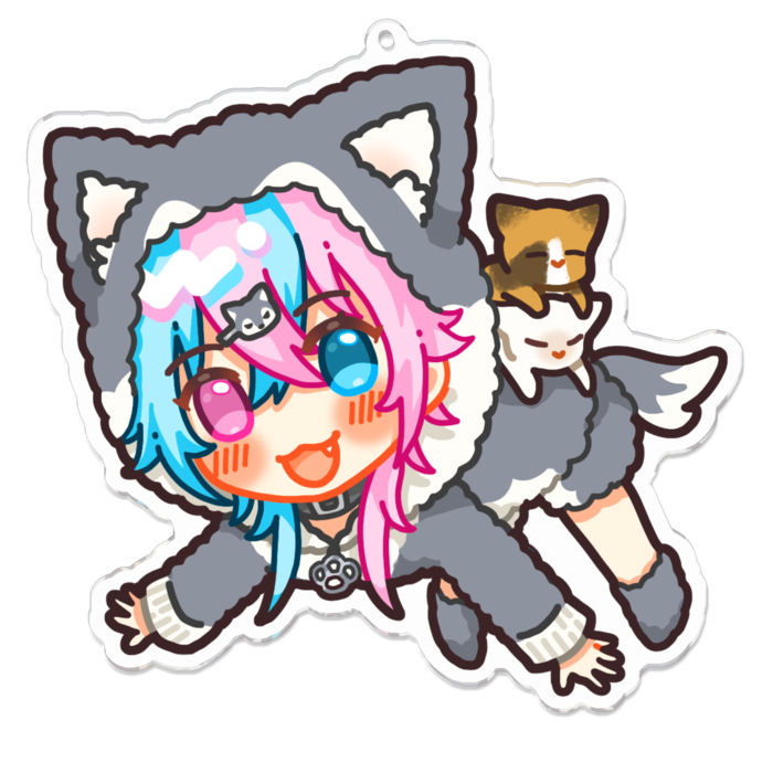 アクリルキーホルダー - 100 x 100 (mm)