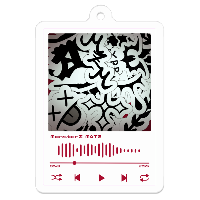 アクリルキーホルダー - 50 x 50 (mm)