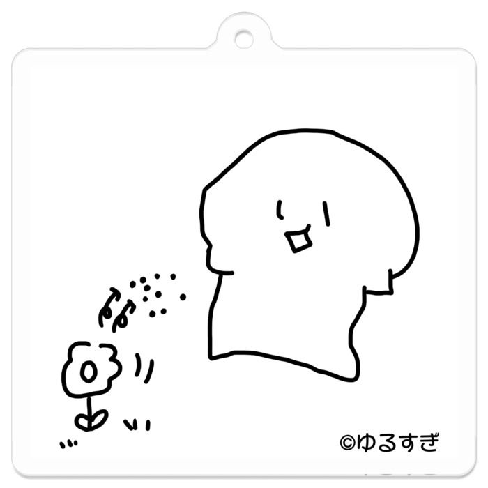 アクリルキーホルダー - 50 x 50 (mm)