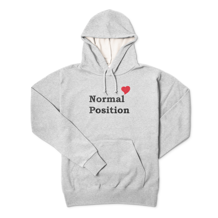 Normal Position パーカーG - L - 杢グレー
