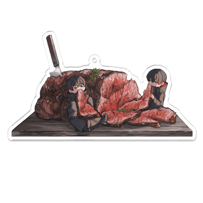 アクリルキーホルダー - 100 x 100 (mm)