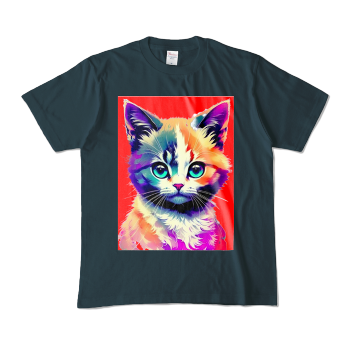 カラーTシャツ - M - デニム (濃色)