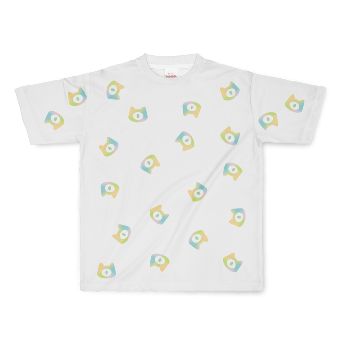 フルグラフィックTシャツ - L - レインボー
